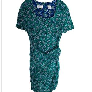 Star Patterned Green Dress